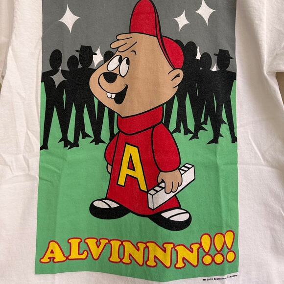 Vintage 2012 Alvin And The Chipmunks Movie Shirt - Picture 3 of 7
